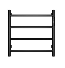 Электрический полотенцесушитель AQUAme 47х47 AQM3124MB цвет Черный матовый