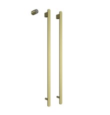 Электрический полотенцесушитель AQUAme 100х45 AQM3132BG цвет Золото шлифованное