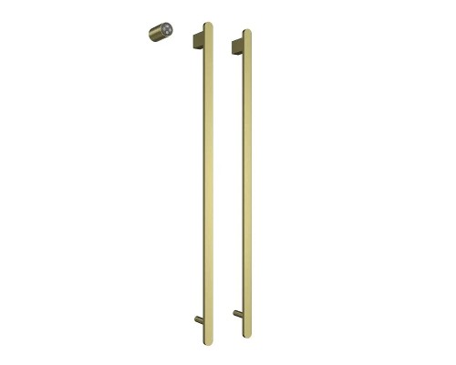 Электрический полотенцесушитель AQUAme 100х45 AQM3132BG цвет Золото шлифованное