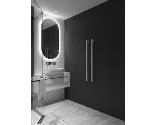 Электрический полотенцесушитель AQUAme 100х45 AQM3132CR цвет Хром