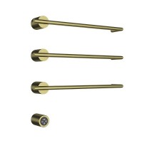 Электрический полотенцесушитель AQUAme 50х52 AQM3143BG цвет Золото шлифованное