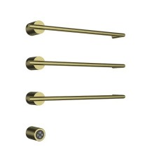 Электрический полотенцесушитель AQUAme 50х52 AQM3143BG цвет Золото шлифованное