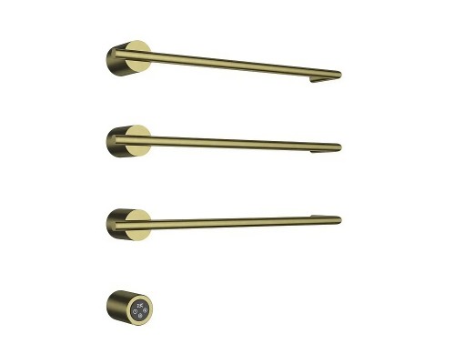 Электрический полотенцесушитель AQUAme 50х52 AQM3143BG цвет Золото шлифованное