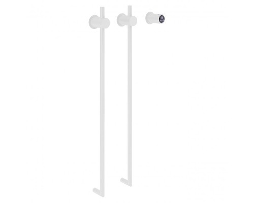 Электрический полотенцесушитель Abber Charme AH4002MW цвет Белый матовый