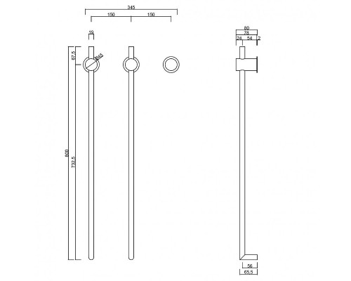 Электрический полотенцесушитель Abber Charme AH4002MW цвет Белый матовый
