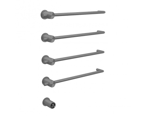 Электрический полотенцесушитель Abber Charme AH4004BST цвет Сталь брашированная