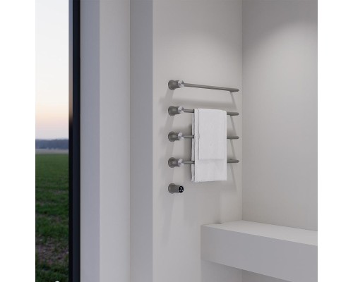 Электрический полотенцесушитель Abber Charme AH4004BST цвет Сталь брашированная