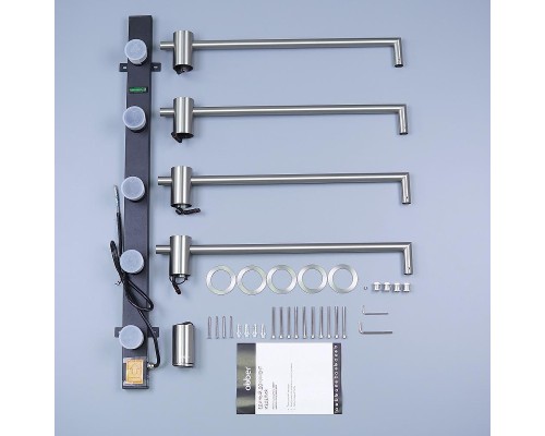 Электрический полотенцесушитель Abber Charme AH4004BST цвет Сталь брашированная