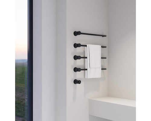 Электрический полотенцесушитель Abber Charme AH4004MB цвет Черный матовый