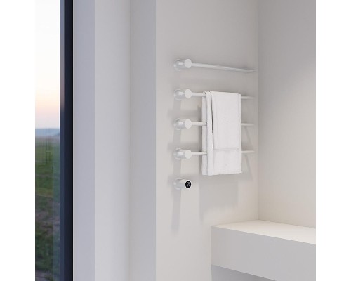 Электрический полотенцесушитель Abber Charme AH4004MW цвет Белый матовый