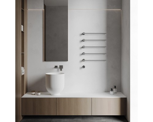 Электрический полотенцесушитель Abber Charme AH4005 цвет Хром