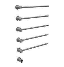 Электрический полотенцесушитель Abber Charme AH4005BST цвет Сталь брашированная