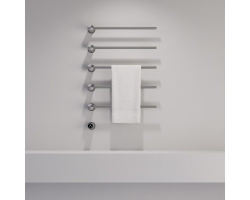 Электрический полотенцесушитель Abber Charme AH4005BST цвет Сталь брашированная