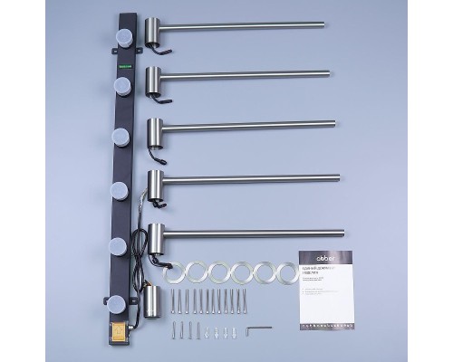 Электрический полотенцесушитель Abber Charme AH4005BST цвет Сталь брашированная