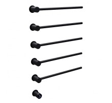 Электрический полотенцесушитель Abber Charme AH4005MB цвет Черный матовый