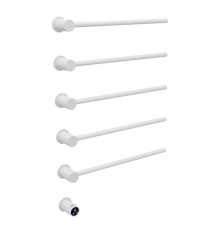 Электрический полотенцесушитель Abber Charme AH4005MW цвет Белый матовый