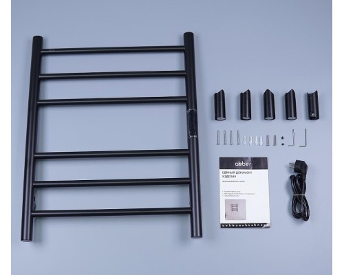 Электрический полотенцесушитель Abber Standard AH4606MB цвет Черный матовый