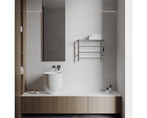 Электрический полотенцесушитель Abber Standard AH4614 цвет Хром