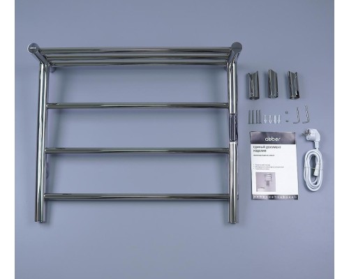 Электрический полотенцесушитель Abber Standard AH4614 цвет Хром