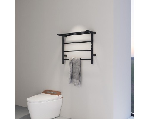 Электрический полотенцесушитель Abber Standard AH4614MB цвет Черный матовый