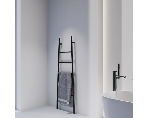 Электрический полотенцесушитель Abber Treppe AH4705MB цвет Черный матовый