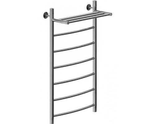 Водяной полотенцесушитель Aquanet Romeo 100x50 266730 с полкой Хром