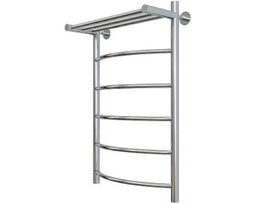 Водяной полотенцесушитель Aringa Бро 80x50 AR03030CH с полкой Хром