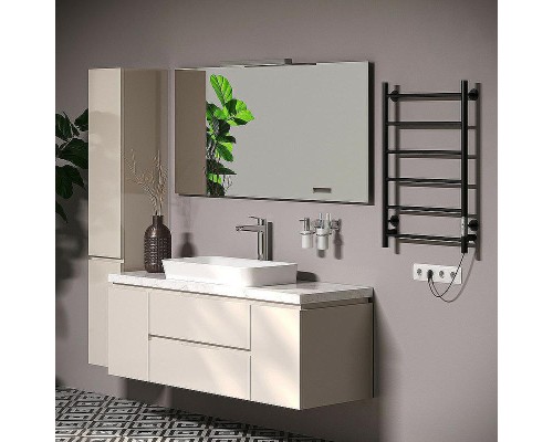 Электрический полотенцесушитель Aringa Честер 80x50 AR03015BL Черный