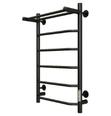 Электрический полотенцесушитель Aringa Киото 80x50 AR03003BL с полкой Черный