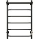 Электрический полотенцесушитель Aringa Киото 80x50 AR03003BL с полкой Черный