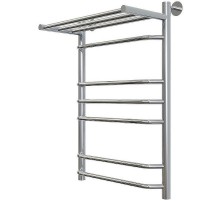 Водяной полотенцесушитель Aringa Лана 80x50 AR03027CH с полкой Хром
