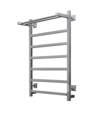 Электрический полотенцесушитель Aringa Порто 80х50 AR03042CHM с полкой цвет Хром матовый
