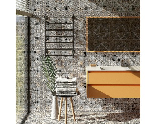 Электрический полотенцесушитель Aringa Порто 80x50 AR03013CH с полкой Хром