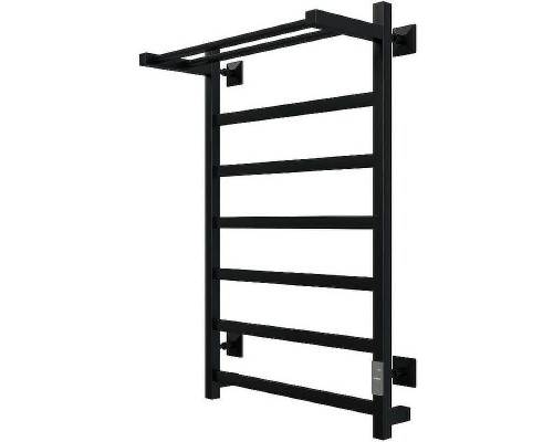 Электрический полотенцесушитель Aringa Порто 80x50 AR03010BL с полкой Черный