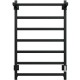 Электрический полотенцесушитель Aringa Порто 80x50 AR03010BL с полкой Черный
