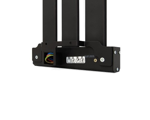 Электрический полотенцесушитель Aringa Токио 120х18 AR03061BL с крючками цвет Черный