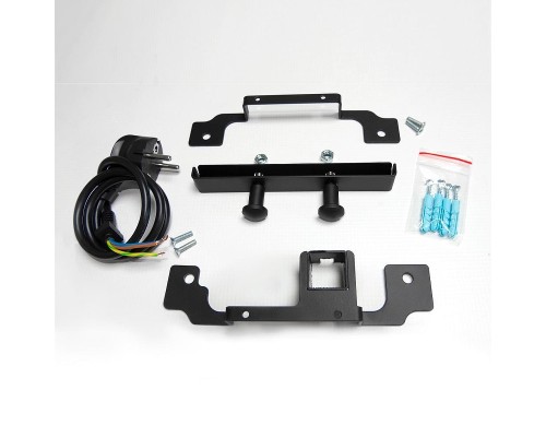 Электрический полотенцесушитель Aringa Токио 120х18 AR03061BL с крючками цвет Черный