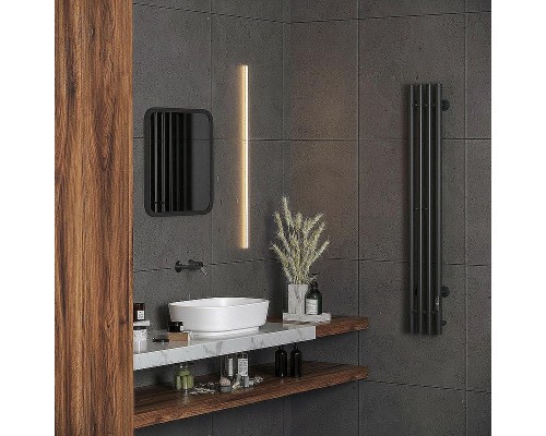 Электрический полотенцесушитель Aringa Токио 120x15 AR03016BL Черный
