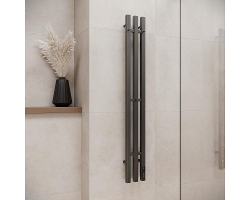 Электрический полотенцесушитель Terminus Трес 120 4670078569974 цвет Графит