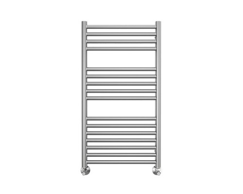 Водяной полотенцесушитель Terminus Альба П16 500х1000 4670078530455 цвет Хром, нижнее подключение, G 1/2" ВР, с комплектом вентилей