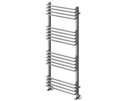 Водяной полотенцесушитель Terminus Арт П18 500х1200 4670078513397 цвет Хром, нижнее подключение, G 1/2" ВР, с комплектом вентилей