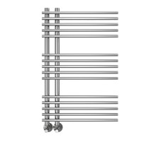 Водяной полотенцесушитель Terminus Астра П15 70х800 4670078530486 цвет Хром, нижнее подключение, G 1/2" ВР, с комплектом вентилей