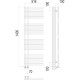 Водяной полотенцесушитель Terminus Астра П28 70х1400 4670078530516 цвет Хром, нижнее подключение, G 1/2" ВР, с комплектом вентилей