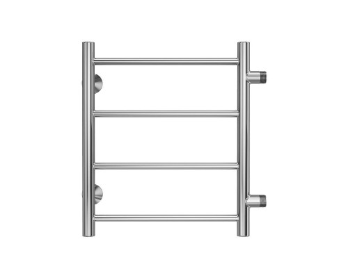 Водяной полотенцесушитель Terminus Аврора П4 400х500 бп320 4670078529855 цвет Хром, боковое подключение, G 1" НР
