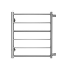 Водяной полотенцесушитель Terminus Аврора П6 500х600 бп500 4670078529886 цвет Хром, боковое подключение, G 1" НР