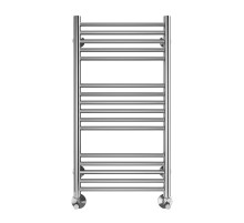 Водяной полотенцесушитель Terminus Аврора П16 400x800 4670078529305 цвет Хром, нижнее подключение, G 1/2" ВР, с угловым соединением