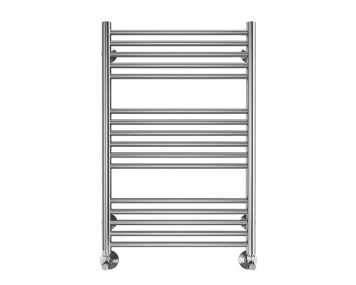 Водяной полотенцесушитель Terminus Аврора П16 500х800 4670078529312 цвет Хром, нижнее подключение, G 1/2" ВР, с угловым соединением