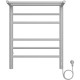 Электрический полотенцесушитель Terminus Аврора П6 450х600 КС 4670078556783 с полкой цвет Белый матовый