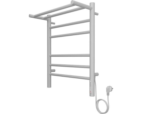 Электрический полотенцесушитель Terminus Аврора П6 450х600 КС 4670078556783 с полкой цвет Белый матовый