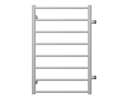 Водяной полотенцесушитель Terminus Аврора П8 500х800 бп500 4670078563248 цвет Белый матовый, боковое подключение, G 1" НР